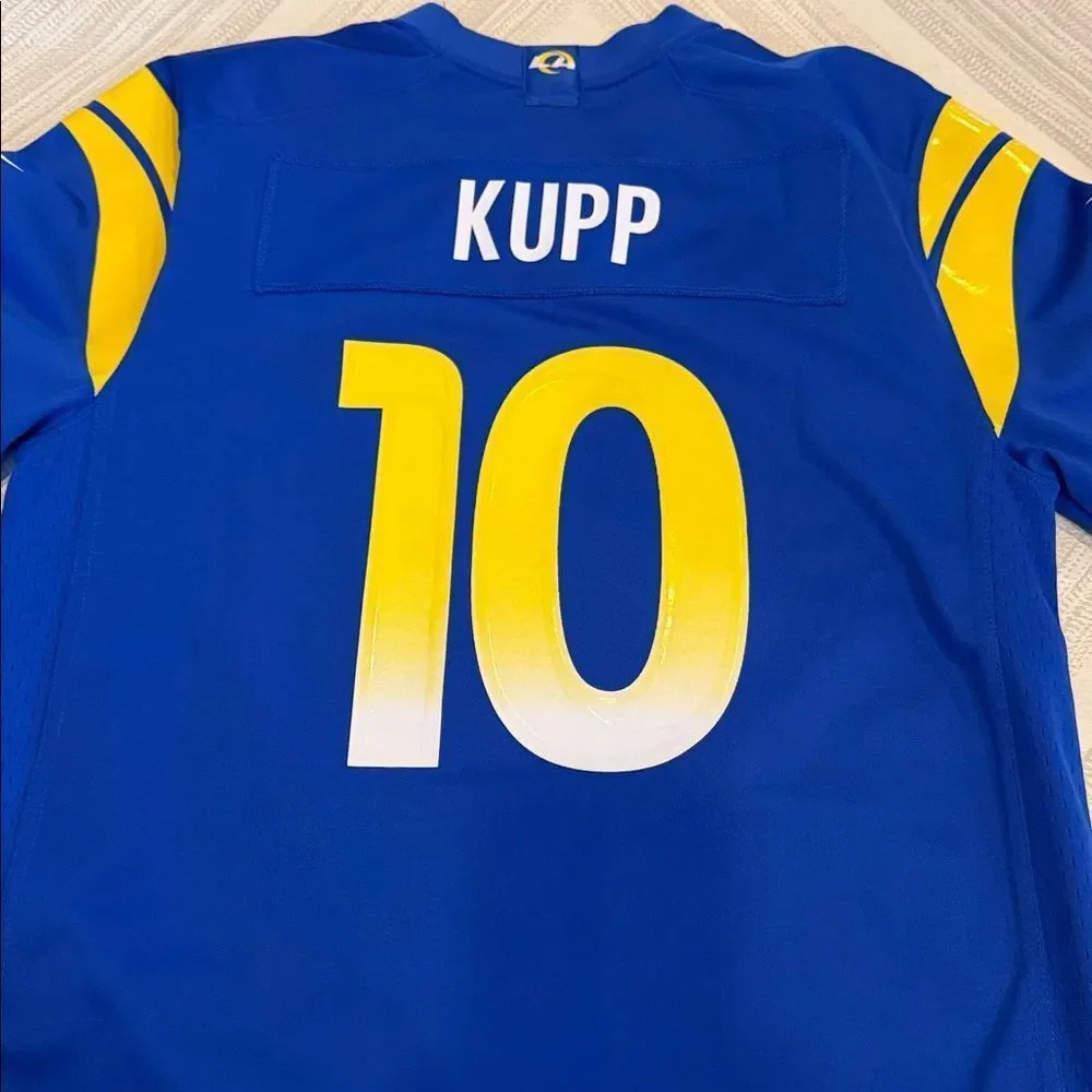 Los Angeles Rams Cooper Kupp #10 Nike Game Jersey Royal Blue Youth Large NFL
